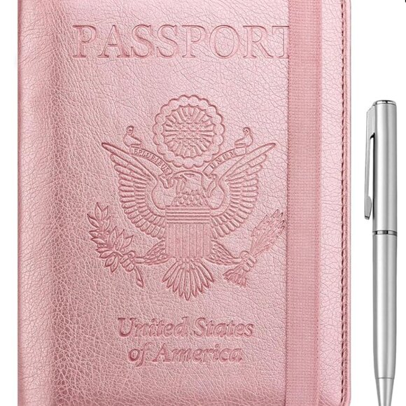 WALNEW Passport Holder for Travel, RFID Passport Cover Wallet, NWT - Picture 1 of 10